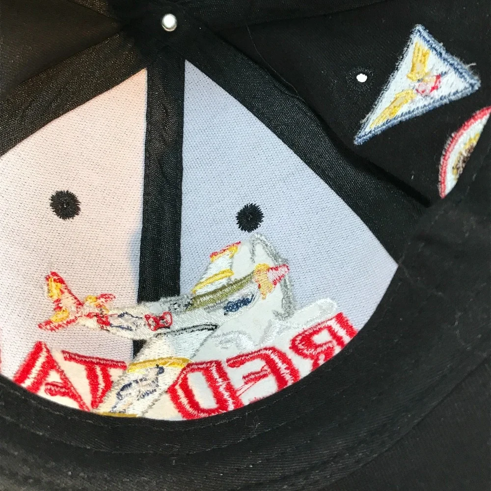 CAF Red Tail Squadron Tuskegee Airmen‎ Tribute Air Force With Patches Hat Cap